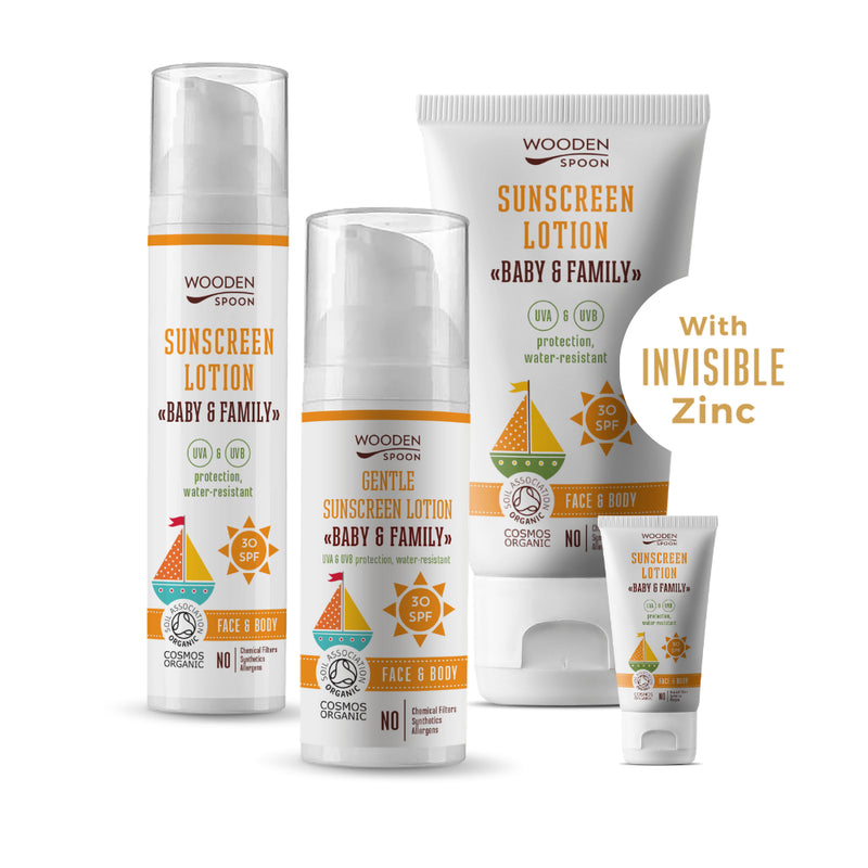Wooden Spoon | Solkrem SPF 30, 150 ml - "Baby & Family"