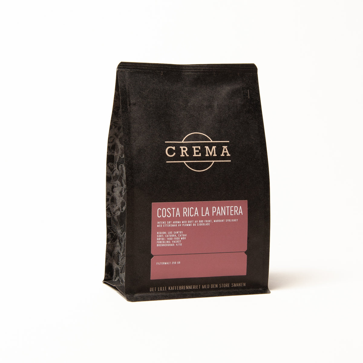 Crema | Kaffe Filtermalt, Costa Rica Tarrazu La Pantera, 250g