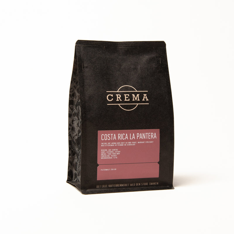 Crema | Kaffe Filtermalt, Costa Rica Tarrazu La Pantera, 250g