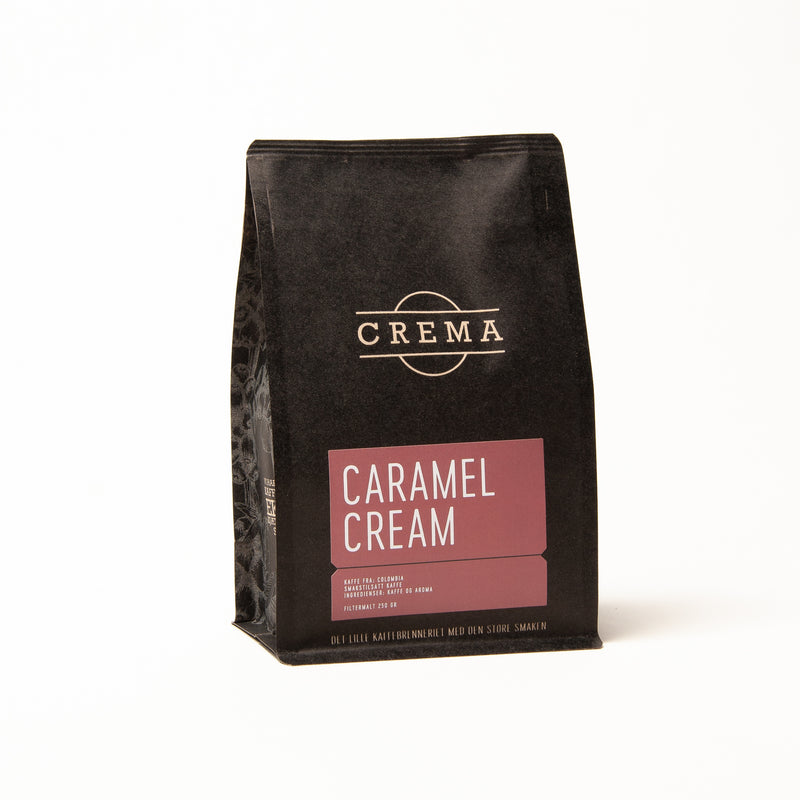 Crema | Kaffe Filtermalt, Creme Caramel, 250g