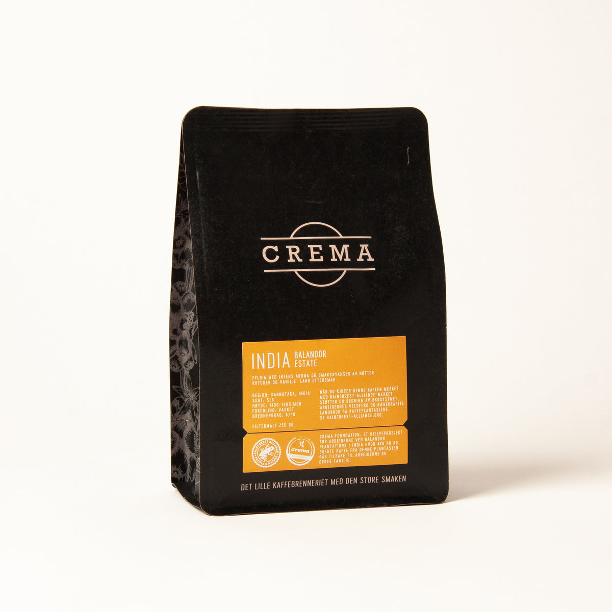 Crema | Kaffe Filtermalt, Balanoor, 250g