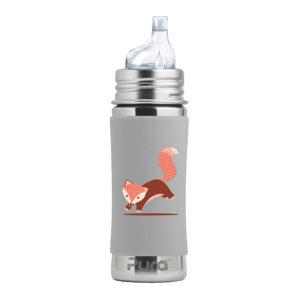 Pura | Kiki Sippy Bottle Drikkeflaske, 325ml | Fox / Rev