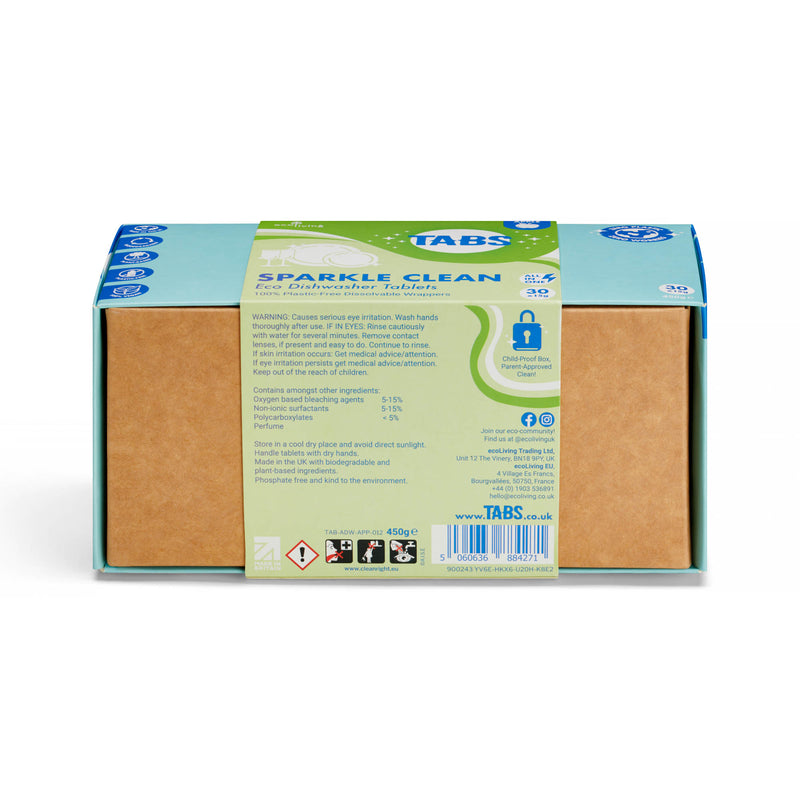 TABS | Oppvasktabletter, Tabletter for Oppvaskmaskin, 30 tabl. | Sitron