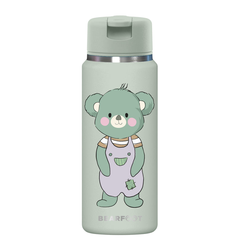 Bearfoot | Drikkeflaske i Rustfritt Stål, Isolert, TINY 200 ml | Grønn, Koala