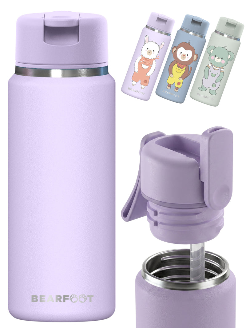 Bearfoot | Drikkeflaske i Rustfritt Stål, Isolert, TINY 200 ml | Lilla