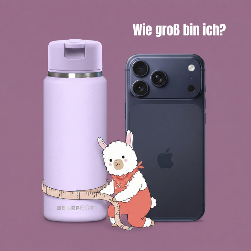 Bearfoot | Drikkeflaske i Rustfritt Stål, Isolert, TINY 200 ml | Lilla