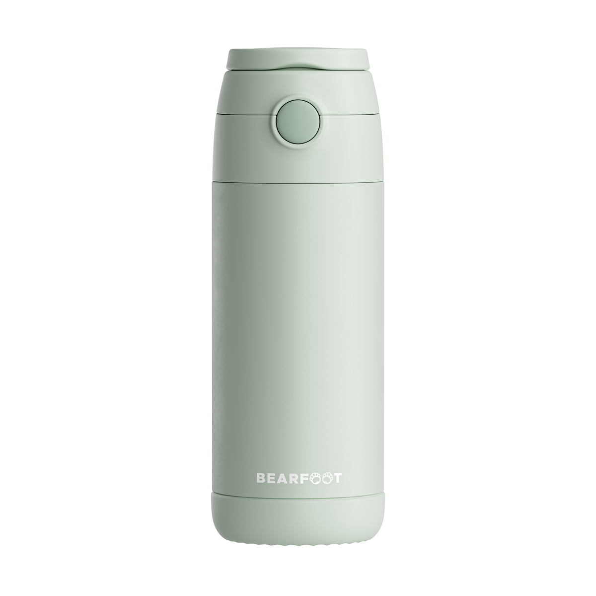 Bearfoot | Drikkeflaske i Rustfritt Stål, Isolert, 350 ml - Plastfri i Matkontakt | Grønn