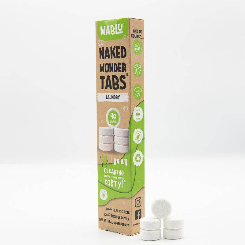 WABLU |  Naked Wonder Tabs® – Klesvasketabletter (40 stk.)