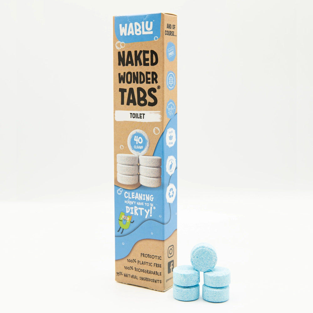 WABLU | Probiotic Toilet Naked Wonder Tabs® – Probiotiske WC-tabletter (40 stk)