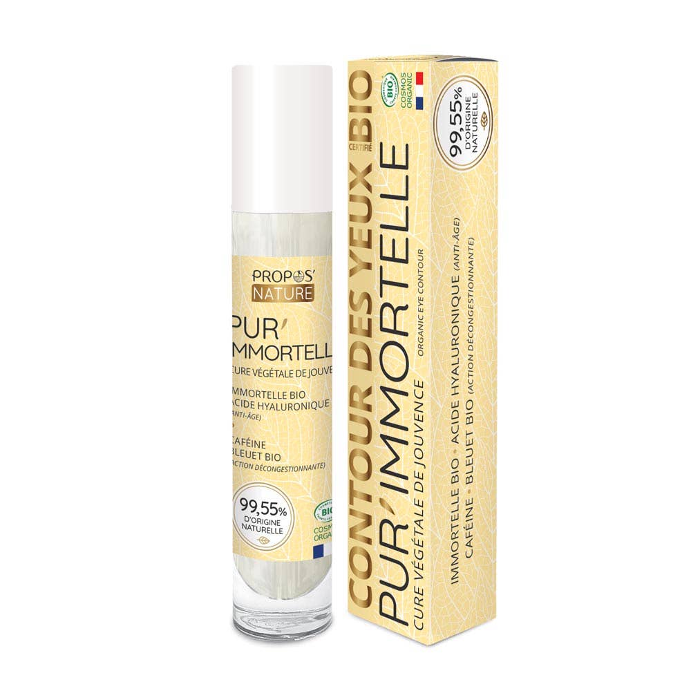 Propos'Nature | Øyekrem, Økologisk, Roll-On - "Pur’Immortelle" | 15ml
