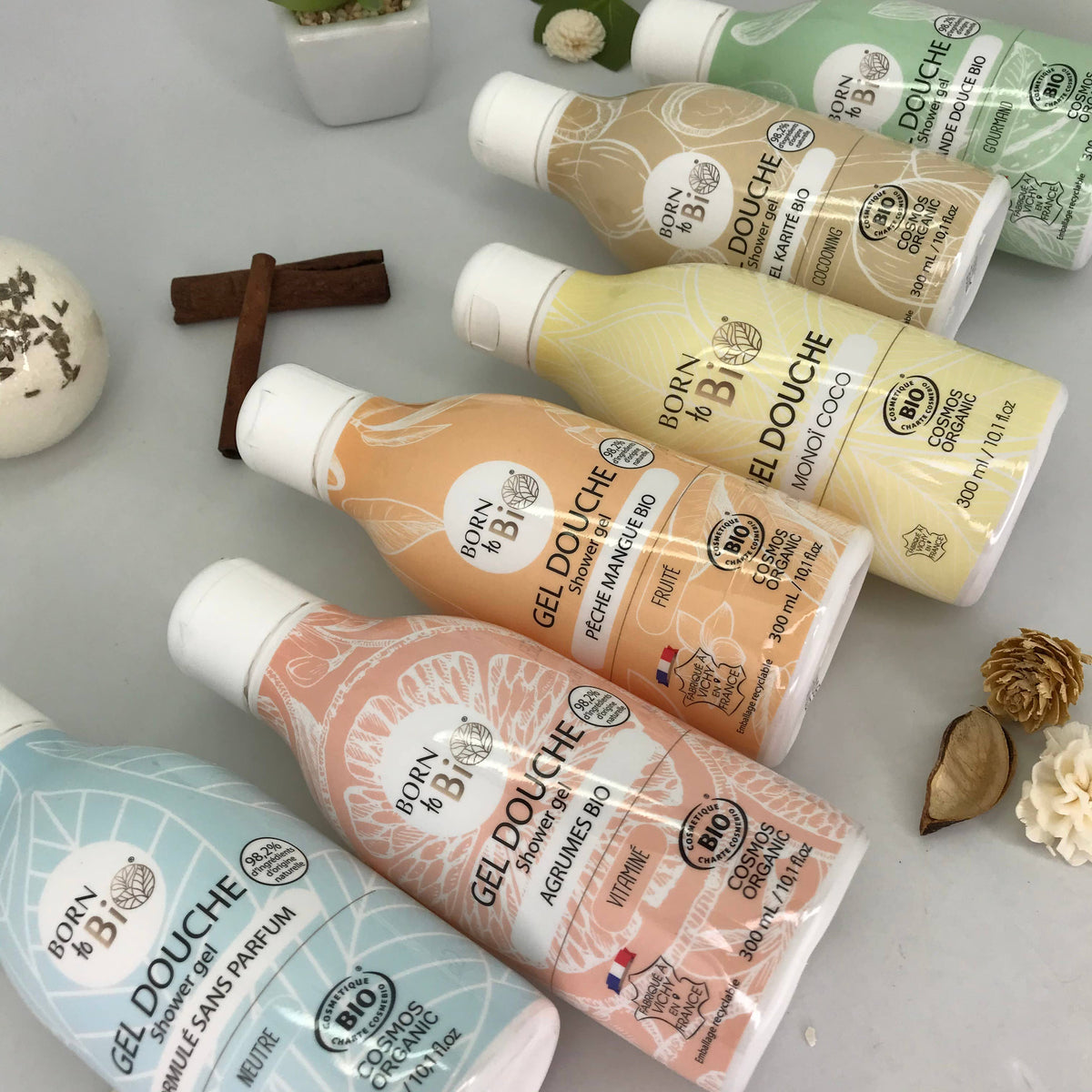 Born to Bio | Dusjgel, Økologisk, Aprikos & Mango | 300 ml