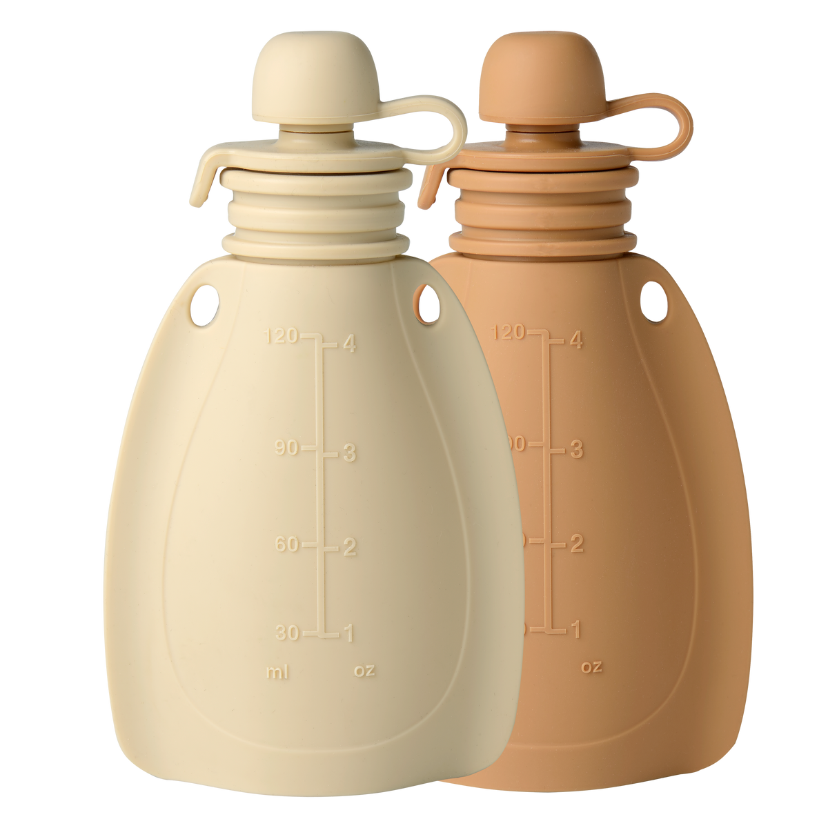 mininor | Klemmepose / Smoothiepose, 2 PK, 120 ml | Soft Rabbit/Roe Deer