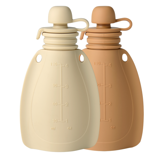 mininor | Klemmepose / Smoothiepose, 2 PK | Soft Rabbit/Roe Deer