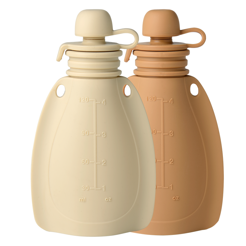 mininor | Klemmepose / Smoothiepose, 2 PK, 120 ml | Soft Rabbit/Roe Deer