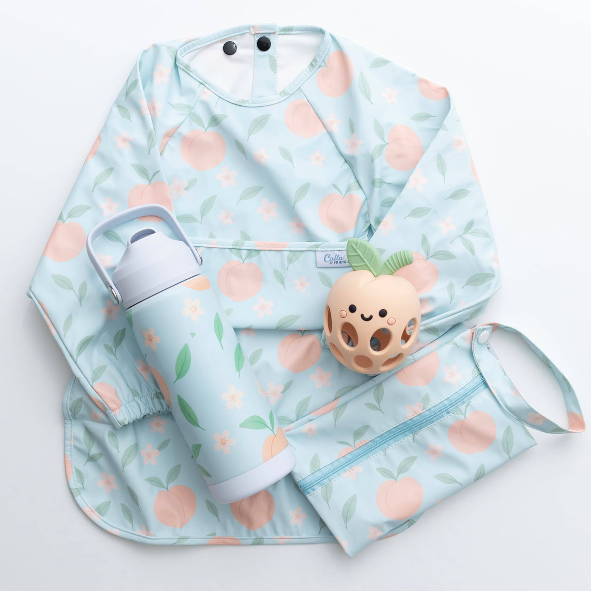 Calla & Friends | Biteleke i 100% Silikon, "Peach Blossom"
