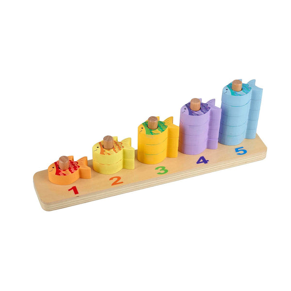 Orange Tree Toys | Fisk, Telle- og Stablespill