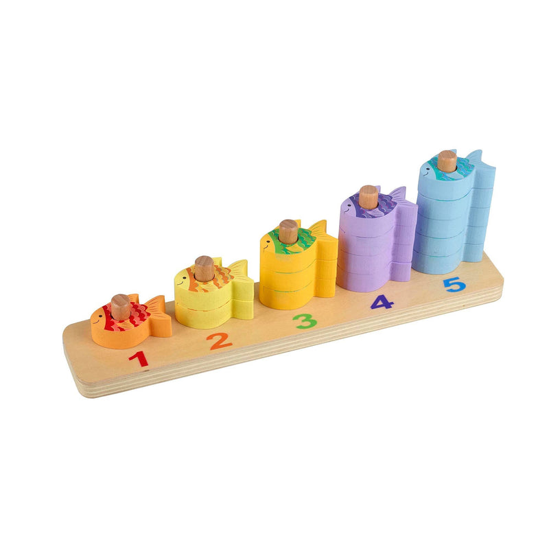 Orange Tree Toys | Fisk, Telle- og Stablespill