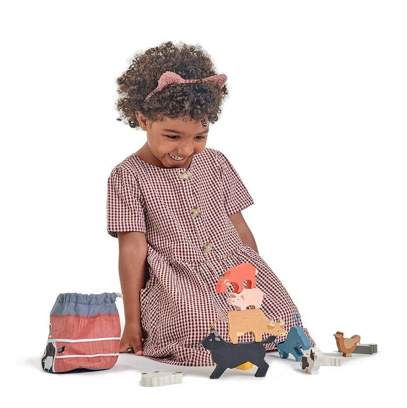 Tender Leaf | Stableleke, Dyrene På Gården, "Stacking Farmyard" - Plastfri