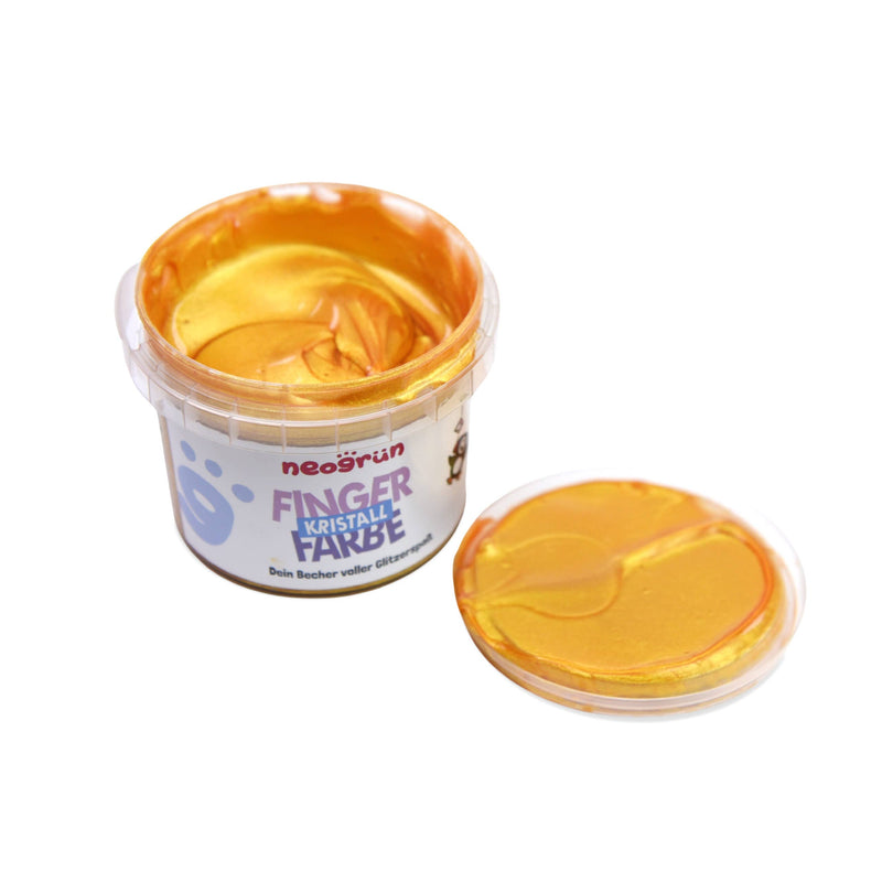neoGRÜN | Fingermaling, Økologisk / Vegansk, 120g | Gold