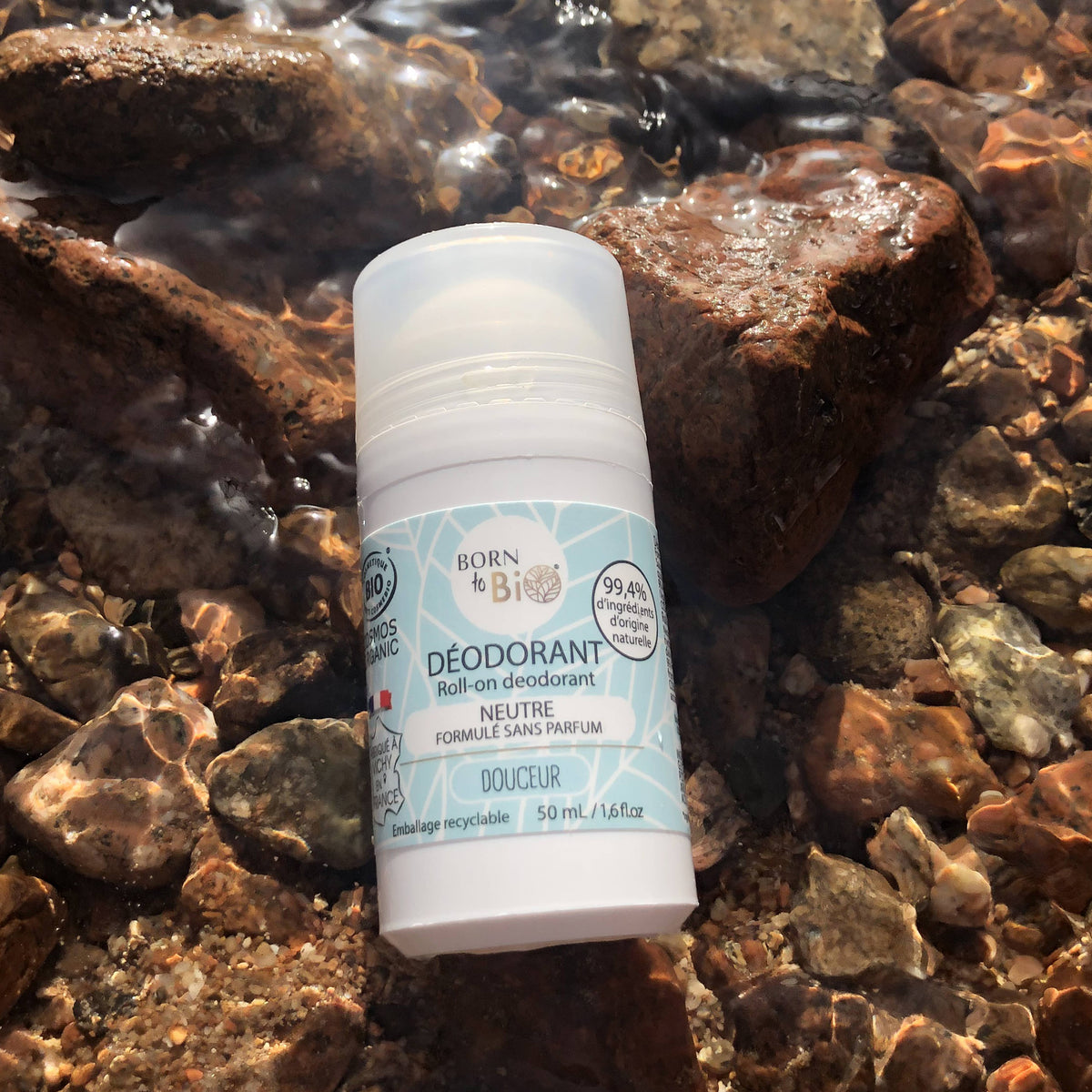 Born to Bio | Deodorant, Økologisk, Nøytral & Duftfri - 50 ml
