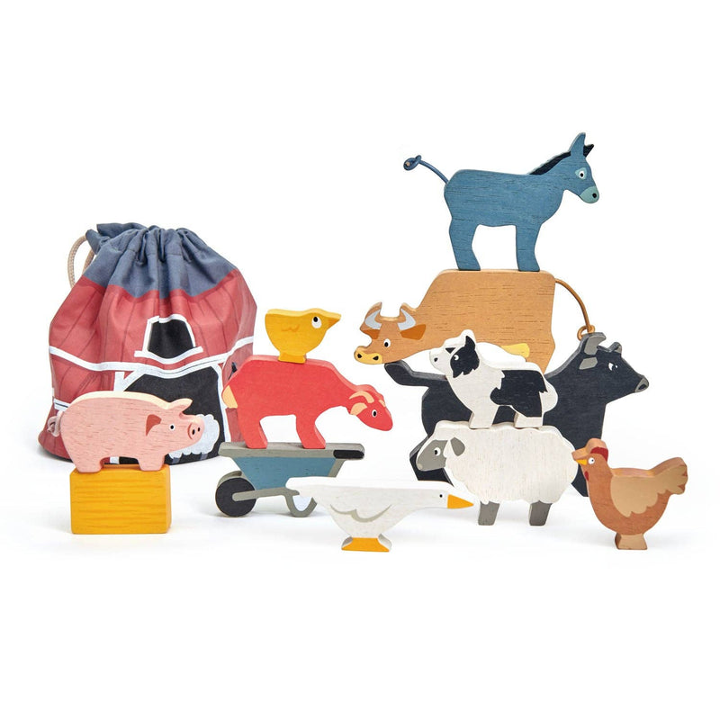 Tender Leaf | Stableleke, Dyrene På Gården, "Stacking Farmyard" - Plastfri