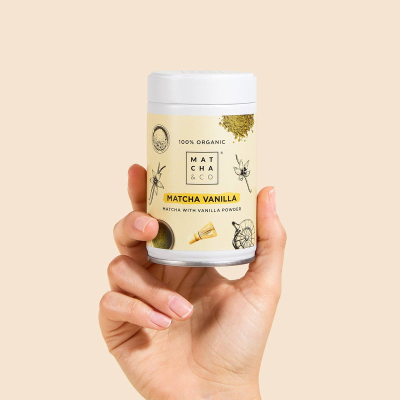 Matcha & CO | Matcha med vanilje, økologisk – 80 g