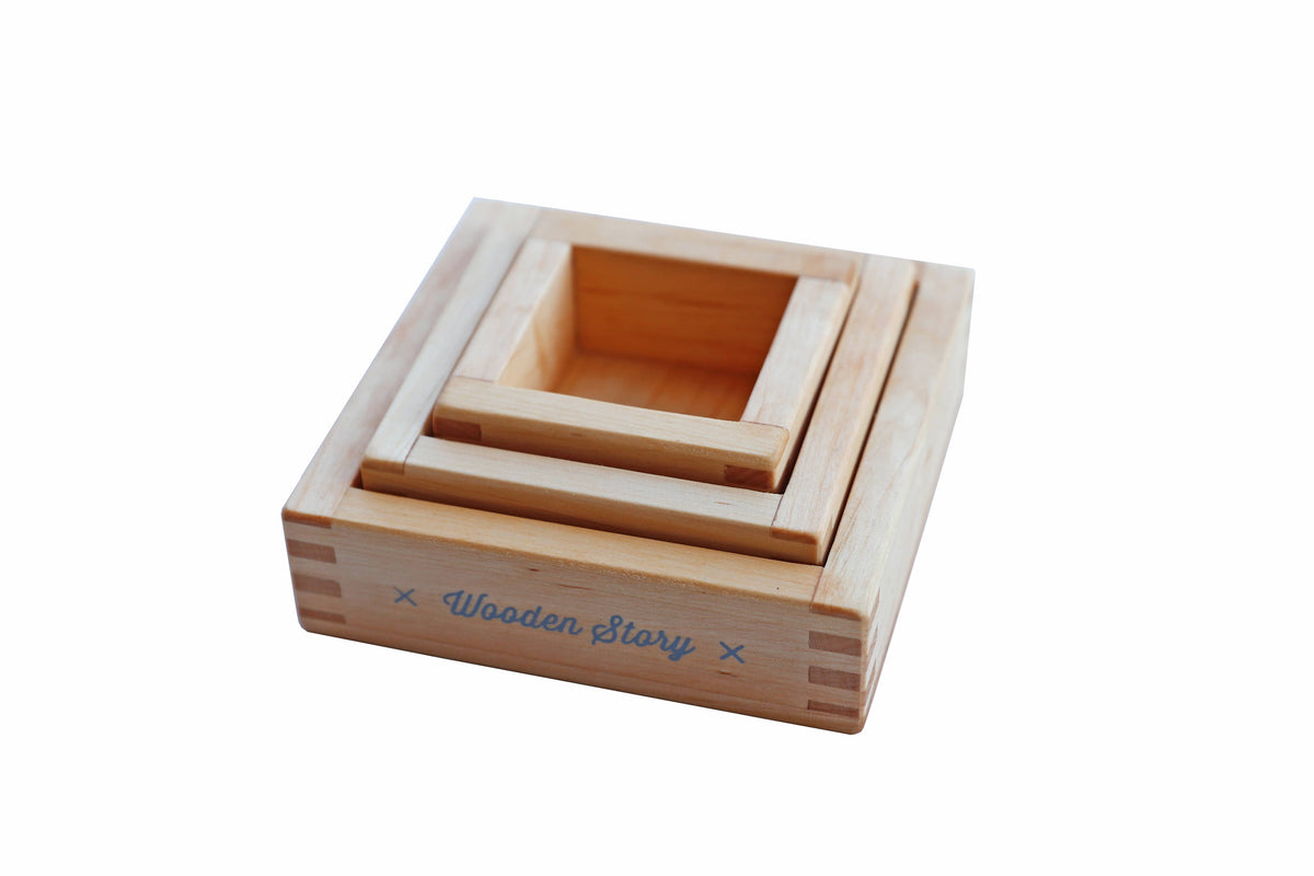 Wooden Story | Montessori sorteringsbrett i tre – 3 stk