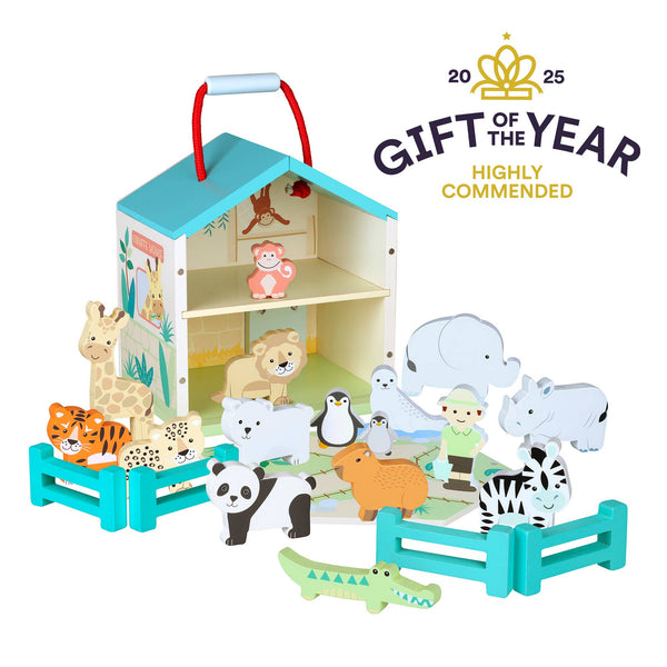 Orange Tree Toys | Trehus Lekesett | Dyrehage