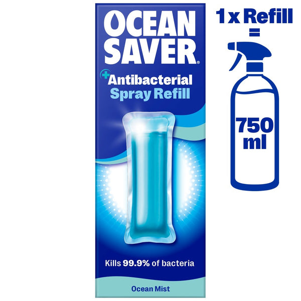 OceanSaver | Rengjøringsmiddel, Antibakteriell, Refill - 1 stk til 750 ml | Ocean Mist