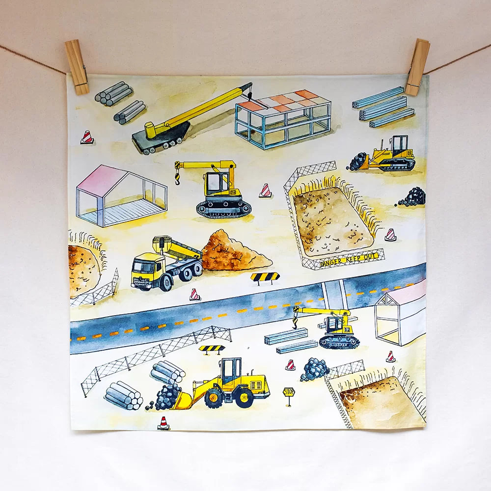 Wonderie | Lekelandskap - At the building site