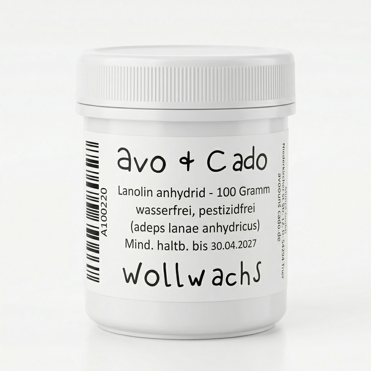 avo+cado | Lanolin 100% / Wool Wax for Impregnering av Ull, 100g