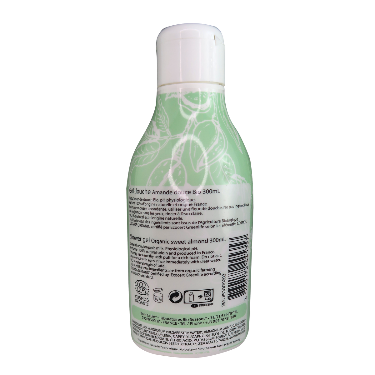 Born to Bio | Dusjgel, Økologisk - Mandel | 300 ml