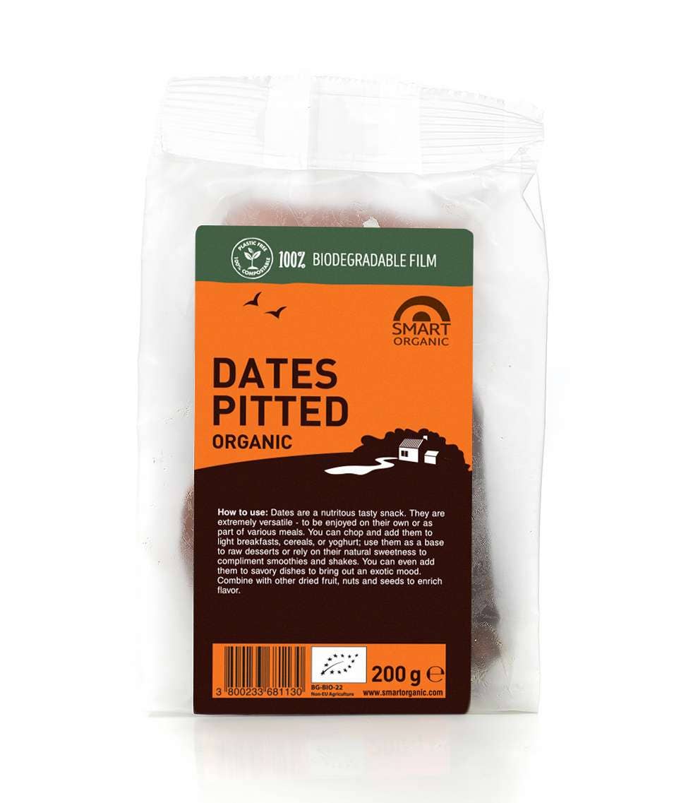 Smart Organic | Økologiske Dadler, Steinfrie – 200 g