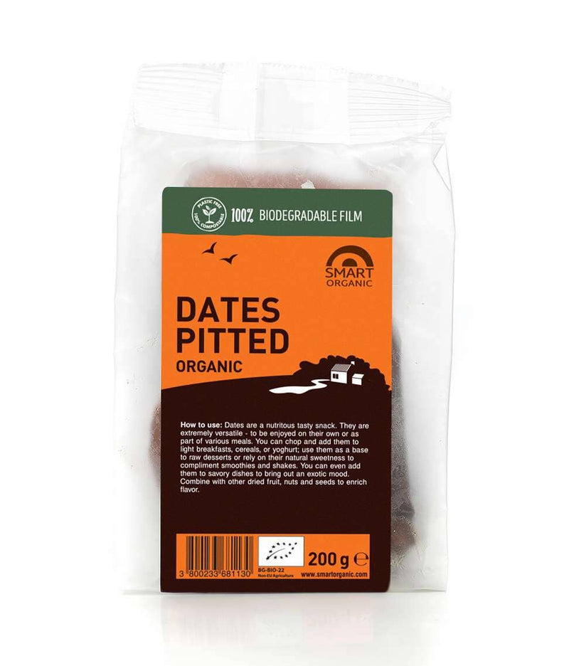 Smart Organic | Økologiske Dadler, Steinfrie – 200 g