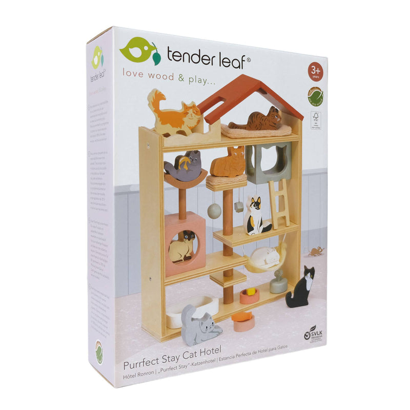 Tender Leaf | Kattehotellet, "Purrfect Stay Cat Hotel" - 99%* Plastfri