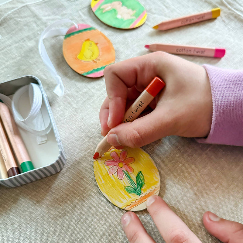 Cotton Twist |  Colour Your Own Easter Egg Decorations - DIY påskeegg hobbysett