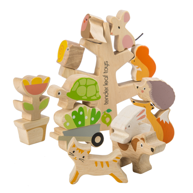 Tender Leaf | Stableleke, Hagens Venner, "Stacking Garden Friends" - Plastfri