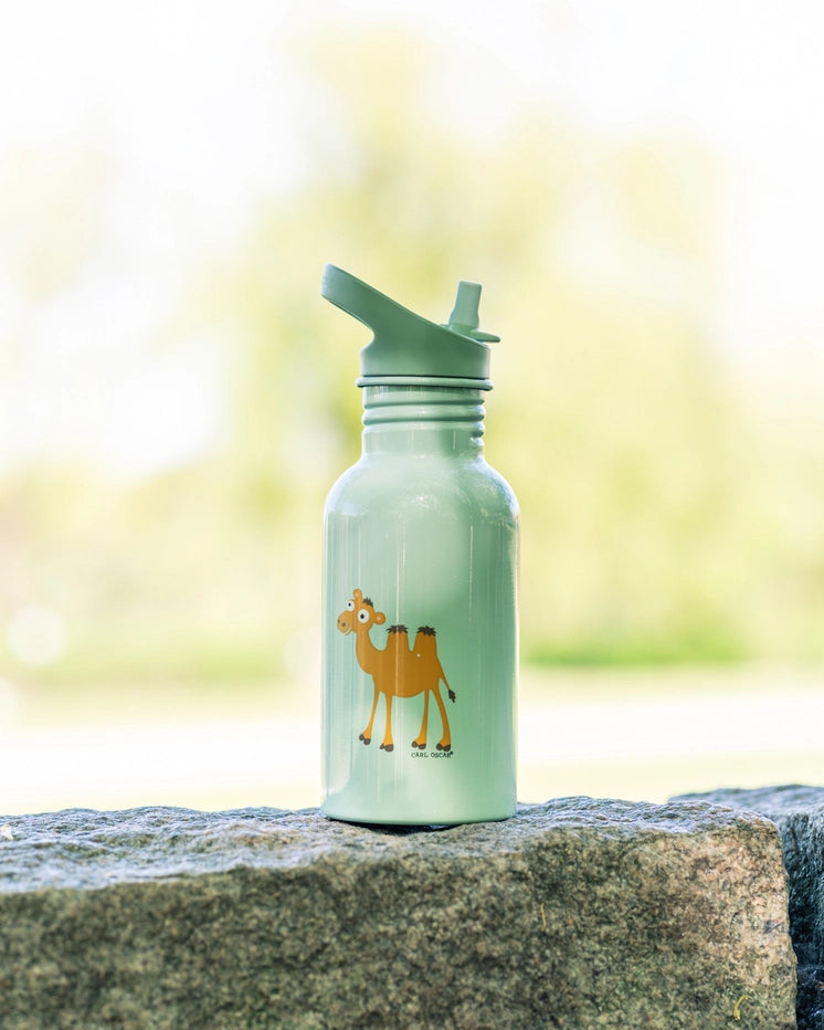 Carl Oscar | STEELish™ Flask 0.5L, Grønn Kamel