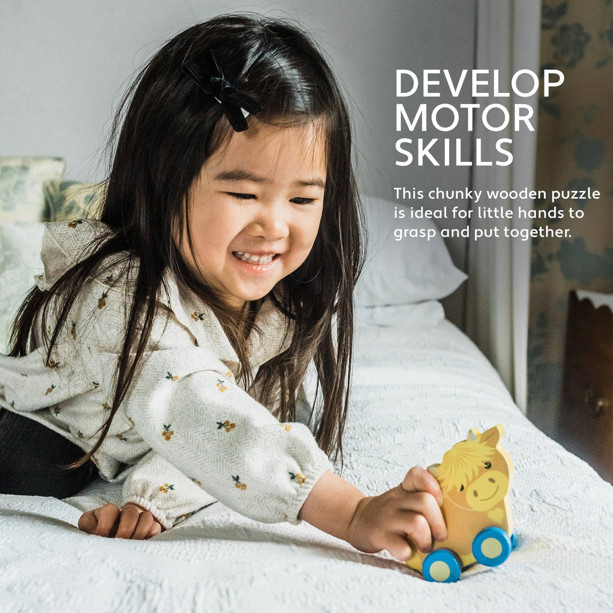 Orange Tree Toys | Min Første Dytteleke, Høylands-Ku