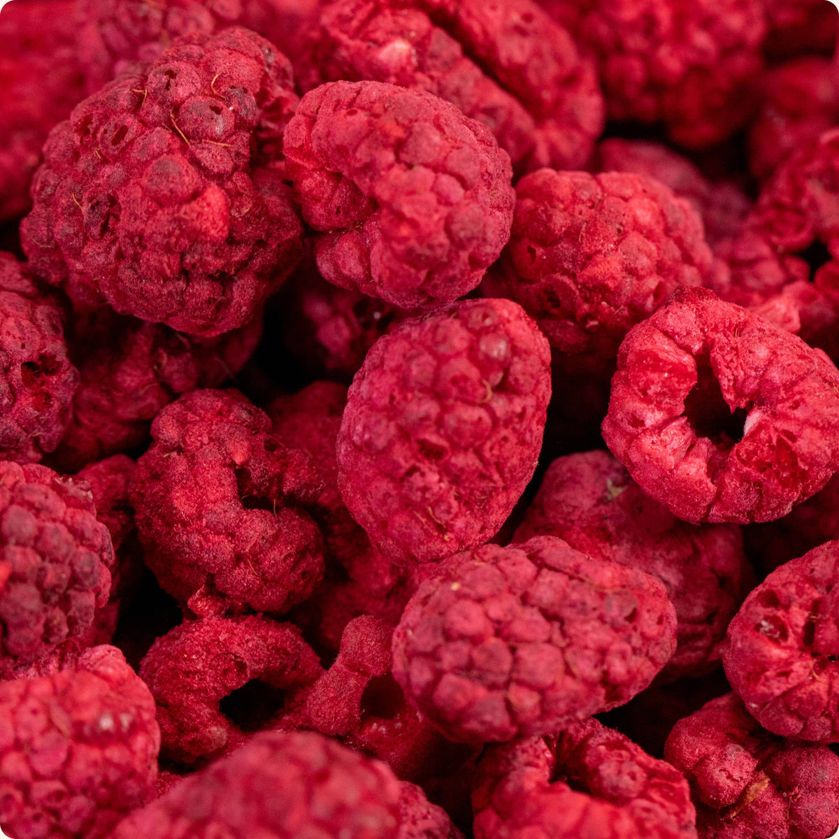 Organica | Økologiske Bringebær, Frysetørret, 100% Ren Frukt | 40g ~ 400g