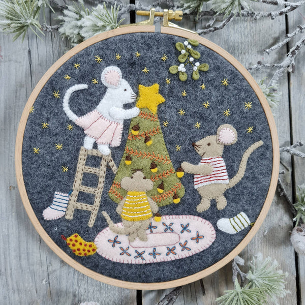 Broderisett | Julekveld | Ullfilt