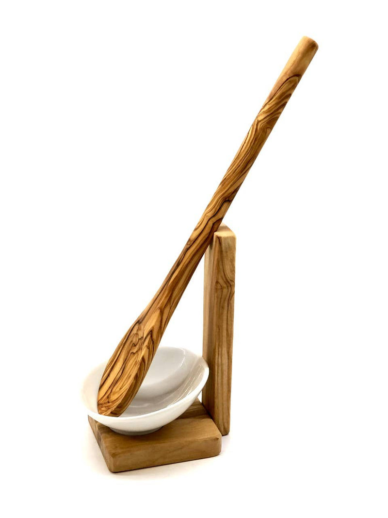 Gøli | Tresleiv i oliventre med skjeholder