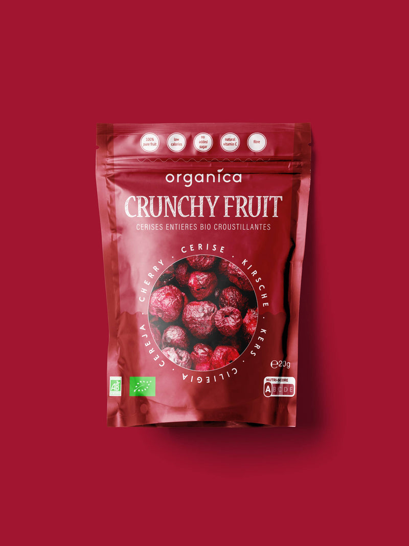 Organica | Økologisk Kirsebær, Frysetørret, 100% Ren Frukt | 20g ~ 140g