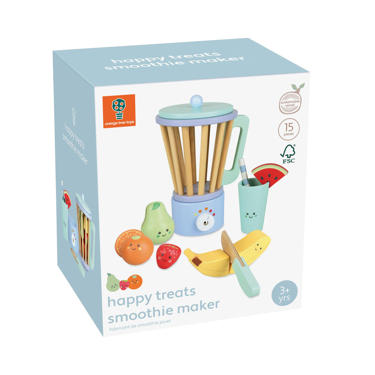 Orange Tree Toys | Smoothieblender i tre med frukt