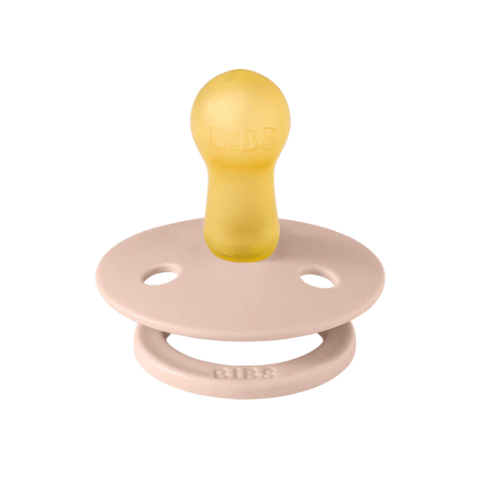 BIBS | Marihøne-smokk | 2-pack | Blush/Sand | naturgummilateks | Rund Str 2