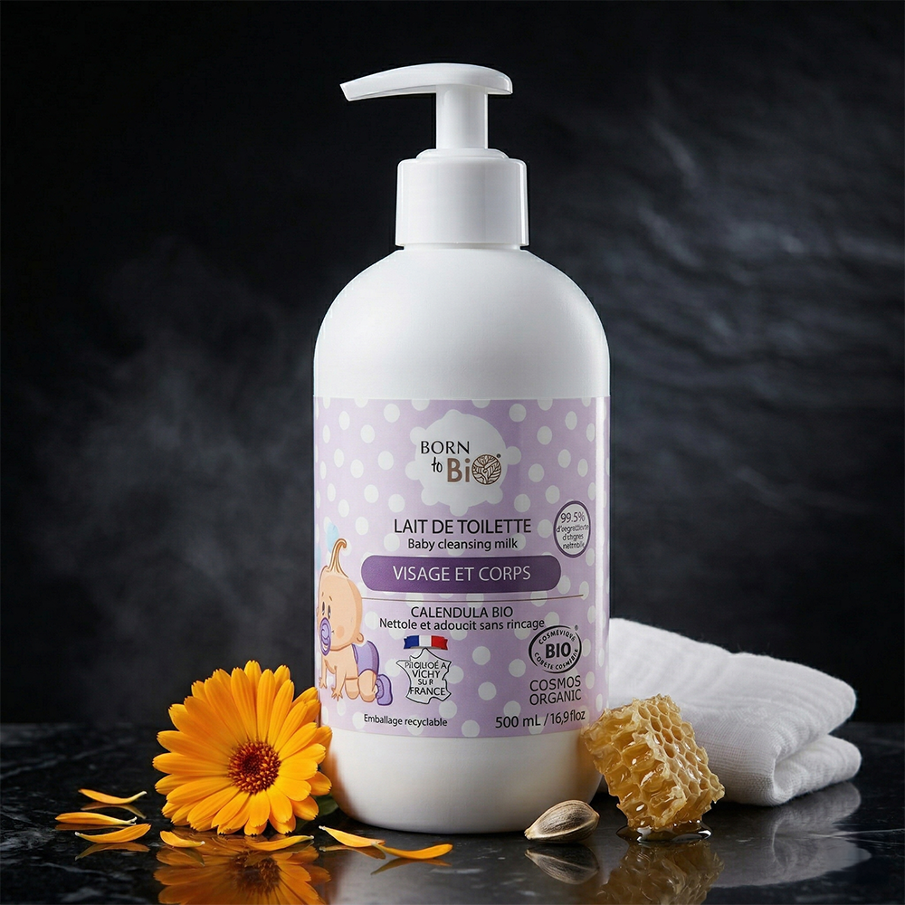 Born to Bio | Rensemelk, Økologisk for Baby og Barn - Ringblomst | 500 ml