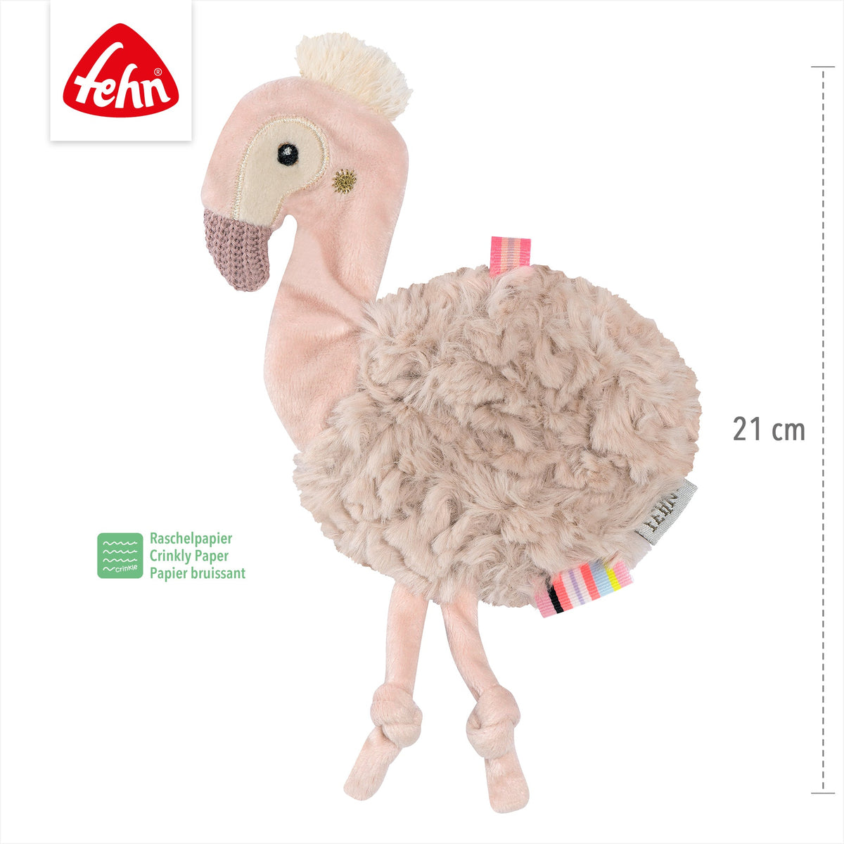Fehn | Aktivitetsleke med knitring – Flamingo