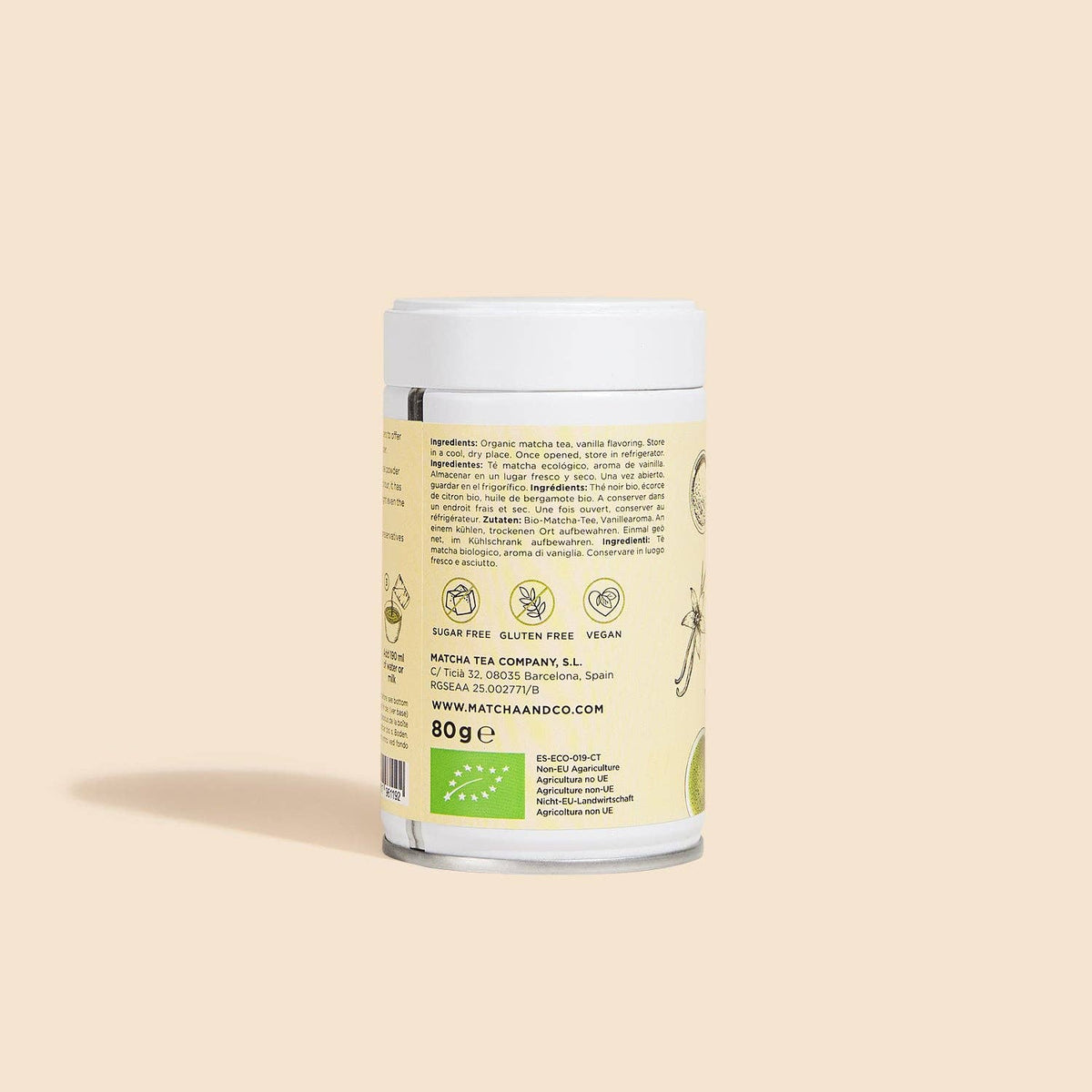 Matcha & CO | Matcha med vanilje, økologisk – 80 g