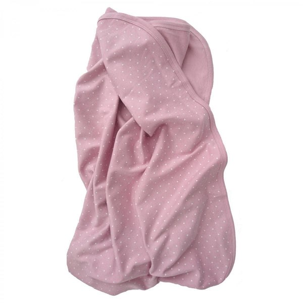 Summerville Organic | Baby Blanket | Soft Pink Dotty