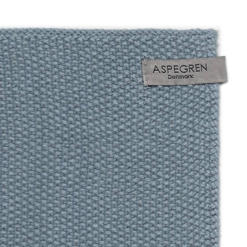 Aspegren | Økologiske Kjøkkenkluter 2 pk, Blå -  25 x 25 cm
